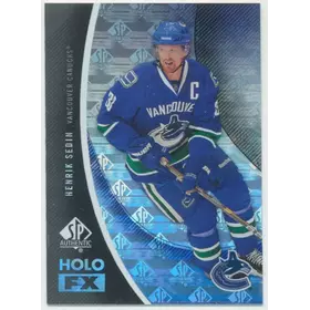 2010-11 SP AUTHENTIC - HENRIK SEDIN #FX22 HOLO FX