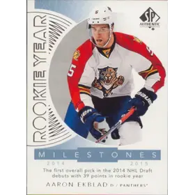 2017-18 SP AUTHENTIC - AARON EKBLAD #RYM-AE ROOKIE YEAR MILESTONES