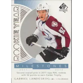 2017-18 SP AUTHENTIC - GABRIEL LANDESKOG #RYM-GL ROOKIE YEAR MILESTONES