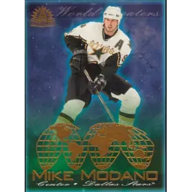 2001-02 ADRENALINE - MIKE MODANO #4 WORLD BEATERS