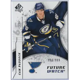 2008-09 SP Authentic (Future Watch) #169 Cam Paddock RC (996/999)