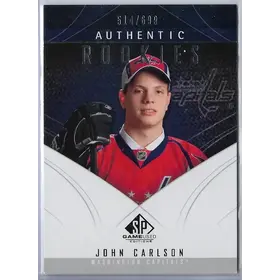 2009-10 SP Game Used (Authentic Rookies) #132 John Carlson RC (514/699)