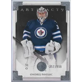 2013-14 Artifacts #120 Ondrej Pavelec (357/999)
