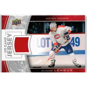 2013-14 UD Claude Lemieux GU Jersey Montreal Canadiens