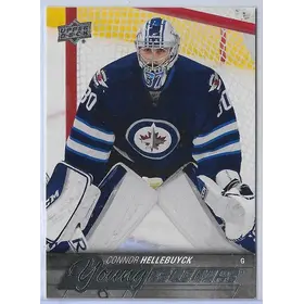 2015-16 Upper Deck #214 Connor Hellebuyck (Young Guns)