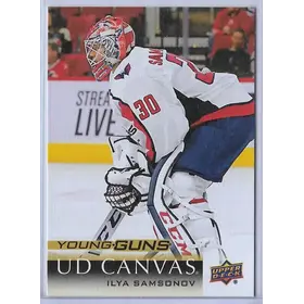2018-19 Upper Deck UD Canvas #C227 Ilya Samsonov (Young Guns)