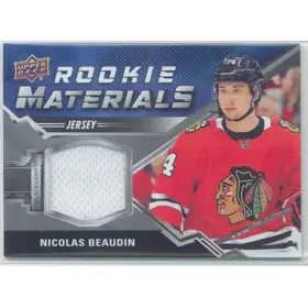 2020-21 UPPER DECK - NICOLAS BEAUDIN #RM-NB ROOKIE MATERIALS