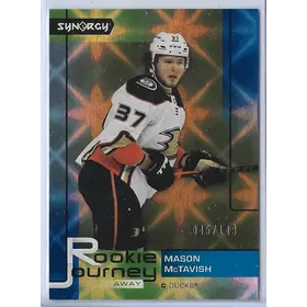 2021-22 Synergy Rookie Journey (Away) Gold #RJ-4 Mason McTavish (045/149)