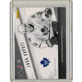 2011-12 Panini Yours Truly Auto Luca Caputi Toronto Maple Leafs