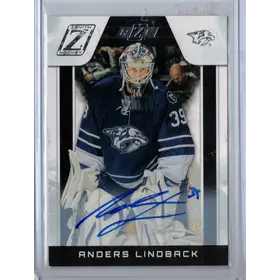 2011-12 Panini Zenith Auto Anders Lindback 905/999 Nashville Predators