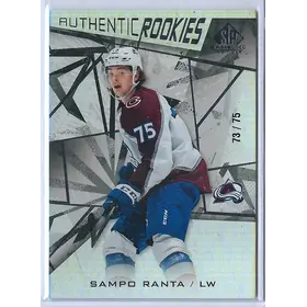 2021-22 SP Game Used (Authentic Rookies) #167 Sampo Ranta RC (73/75)
