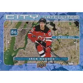 2024-25 Upper Deck City Satellites CS-16 Jack Hughes