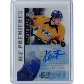 2015-16 UD Ice Premiere Auto Rookie Kevin Fiala 237/499 Nashville Predators