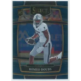 2022 Panini Select Draft Picks - Romeo Doubs #16 Concourse Blue Parallel