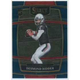 2022 Panini Select Draft Picks - Desmond Ridder #17 Concourse Blue Parallel
