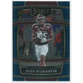 2022 Panini Select Draft Picks - Jalen Wydermyer #19 Concourse Blue Parallel