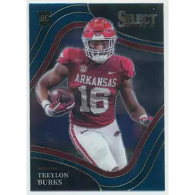 2022 Panini Select Draft Picks - Treylon Burks #106 Field Level Blue Parallel