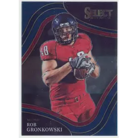 2022 Panini Select Draft Picks - Rob Gronkowski #180 Field Level Blue Parallel