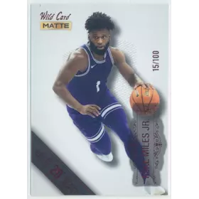 2022-23 Wild Card Matte Draft - Mike Miles Jr.# MB-59 20 Stripe 15/100