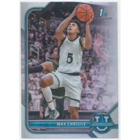 2021-22 Bowman University - Max Christie #23 Refractor Parallel