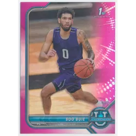 2021-22 Bowman University - Boo Buie #58 Pink Refractor Parallel