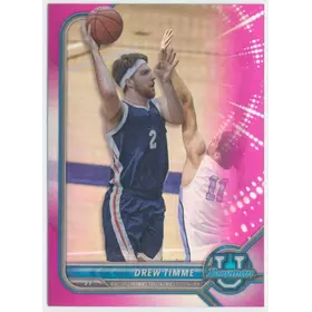 2021-22 Bowman University - Drew Timme #92 Pink Refractor Parallel