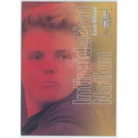 2021 Skybox Metal Universe Champions - Zach Wilson #IN-17 Intimidation Nation