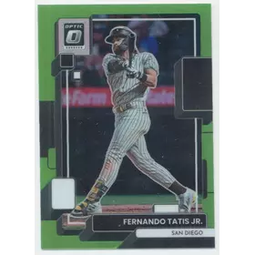 2022 Panini Donruss Optic - Fernando Tatis Jr. #101 Lime Green Prizm Parallel