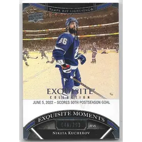 2022-23 Exquisite Collection  Moments #ECM-NK Nikita Kucherov (046/299)