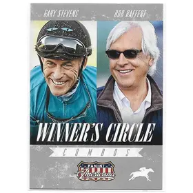 2015 Panini Americana Winner's Circle Combos #3 Gary Stevens & Bob Baffert
