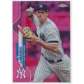 2020 Topps Chrome - DJ LeMahieu #55 Pink Refractor Parallel
