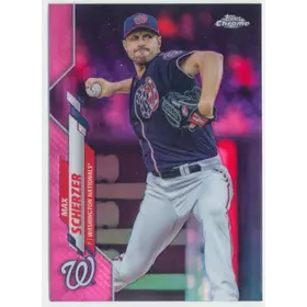 2020 Topps Chrome - Max Scherzer #139 Pink Refractor Parallel