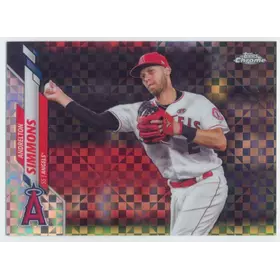 2020 Topps Chrome - Andrelton Simmons #72 X-Fractor Parallel