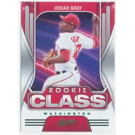 2021 Panini Absolute Retail - Josiah Gray #RC-25 Rookie Class Green Parallel