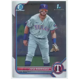 2022 Bowman - Jose Rodriguez #BCP-62 Chrome Prospects