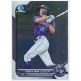 2022 Bowman - Benny Montgomery #BCP-73 Chrome Prospects