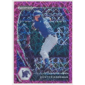 2021 Panini Prizm Draft Picks - Hunter Goodman #PDP109 Pink Velocity Prizm Parallel