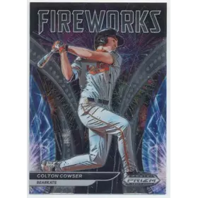 2021 Panini Prizm Draft Picks - Colton Cowser #F-CC Fireworks