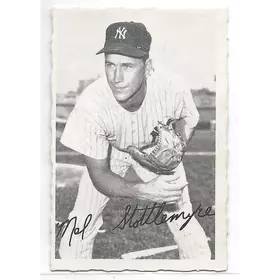 1969 O-Pee-Chee Deckle #21 Mel Stottlemyre *