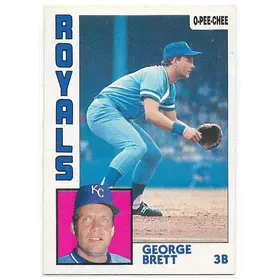 1984 O-Pee-Chee #212 George Brett *