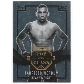 2017 Topps UFC Chrome Top Of The Class #TC-FW Fabricio Werdum