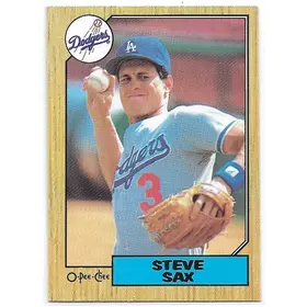 1987 O-Pee-Chee #254 Steve Sax