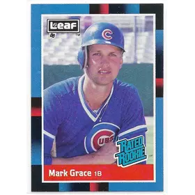 1988 Leaf #40 Mark Grace RC