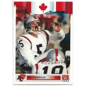 1992 All World CFL #113 Lui Passaglia