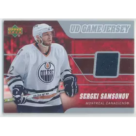 2006-07 UPPER DECK - SERGEI SAMSONOV #J-SS GAME JERSEY