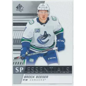 2019-20 SP AUTHENTIC - BROCK BOESER #SPE-BB SP ESSENTIALS