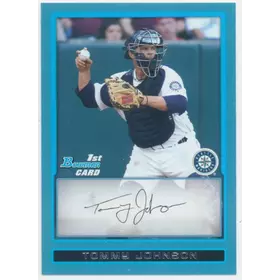 2009 Bowman - Tommy Johnson #BP80 Prospect Blue Parallel 229/500