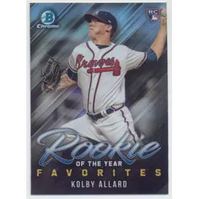2019 Bowman - Kolby Allard #ROYF-9 Rookie of the Year Favorites Chrome