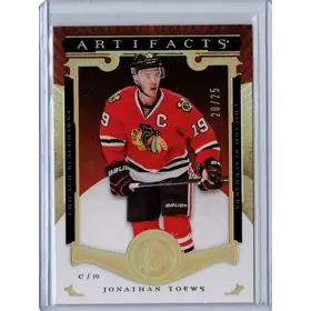 2015-16 UD Artifacts Gold Spectrum Jonathan Toews 20/25
