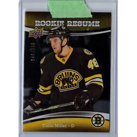 2015-16 UD Contours Rookie Resume Colin Miller 346/399